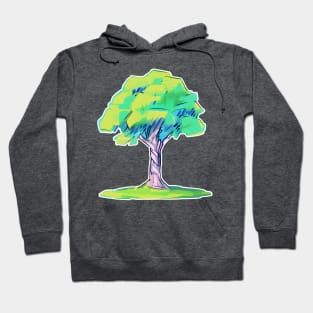 Save the Earth Digital Tree Sketch (MD23ERD009b) Hoodie